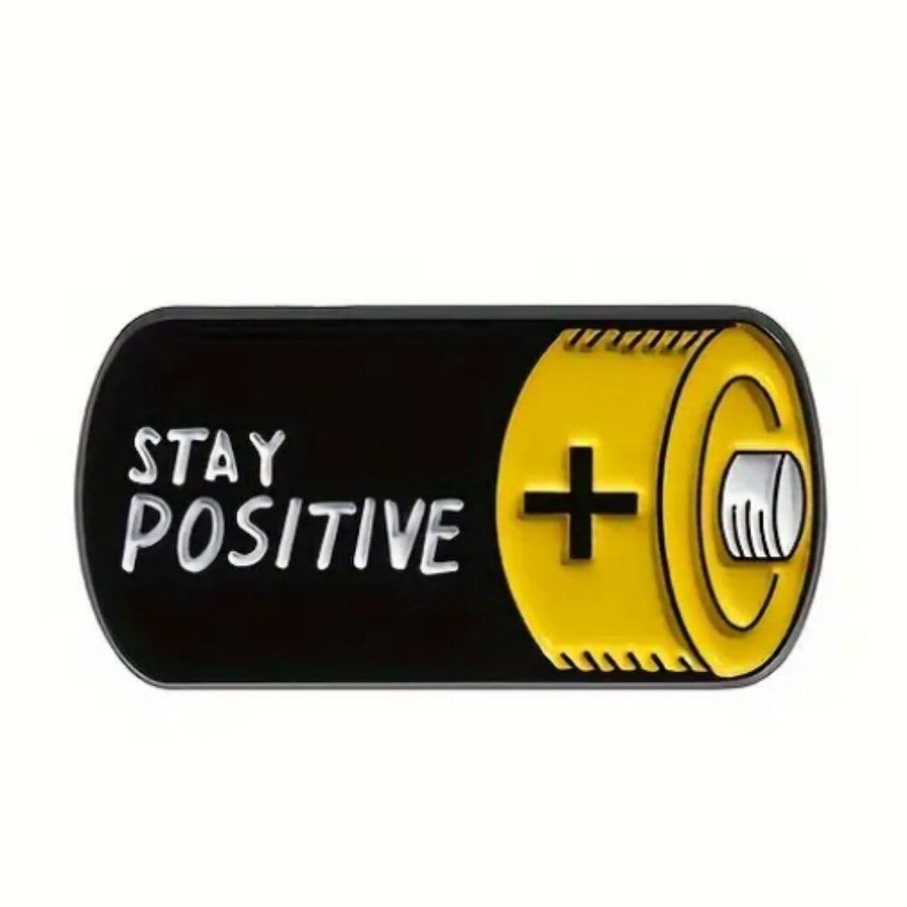 STAY Positive Enamel Pin
